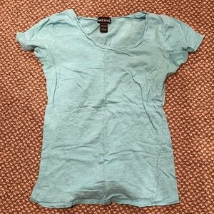 wet seal light blue tshirt